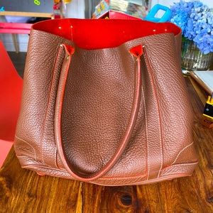 JCrew Leather Tote Bag